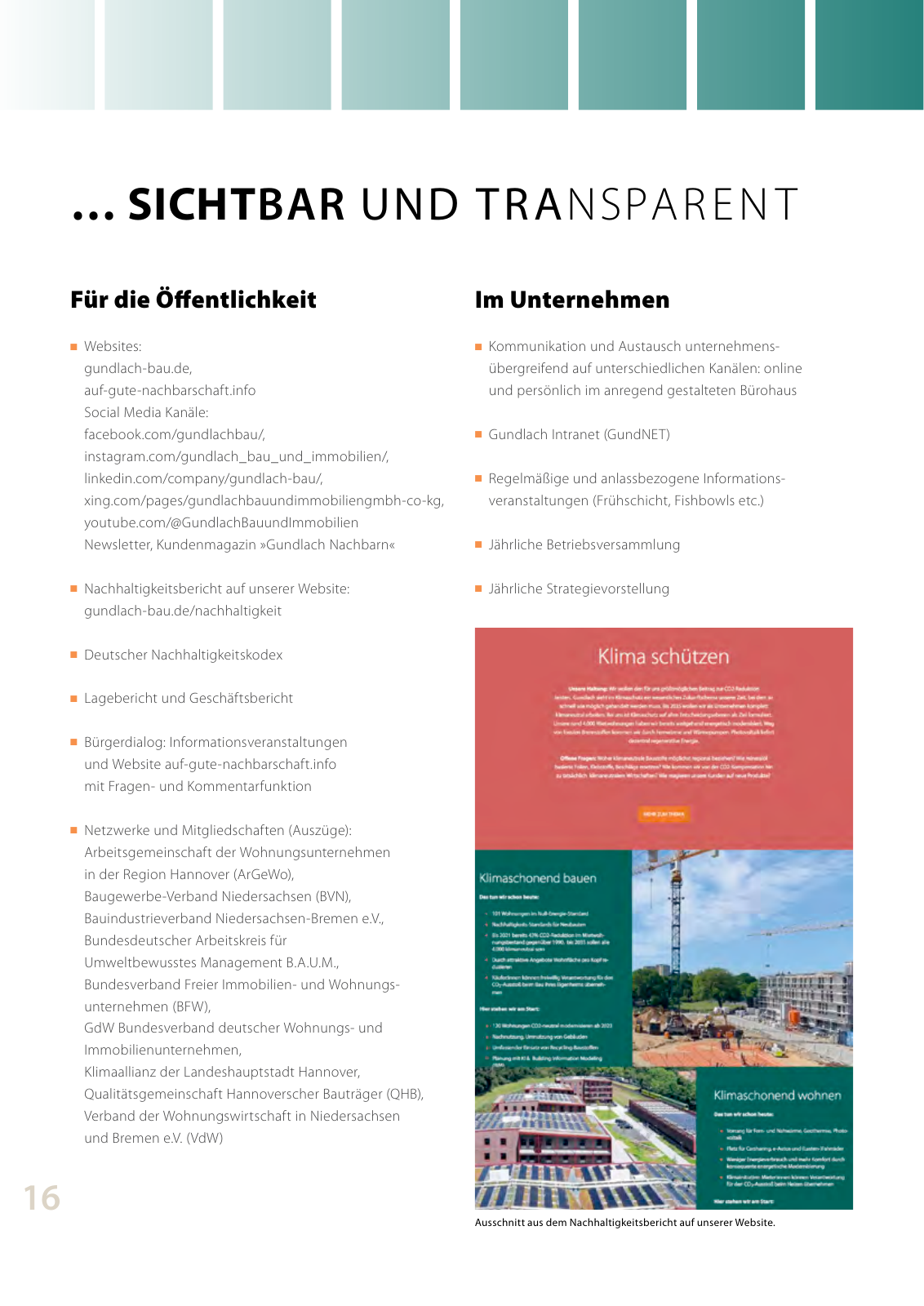 Vorschau Gundlach Nachhaltigkeitsstrategie 2023 Seite 16