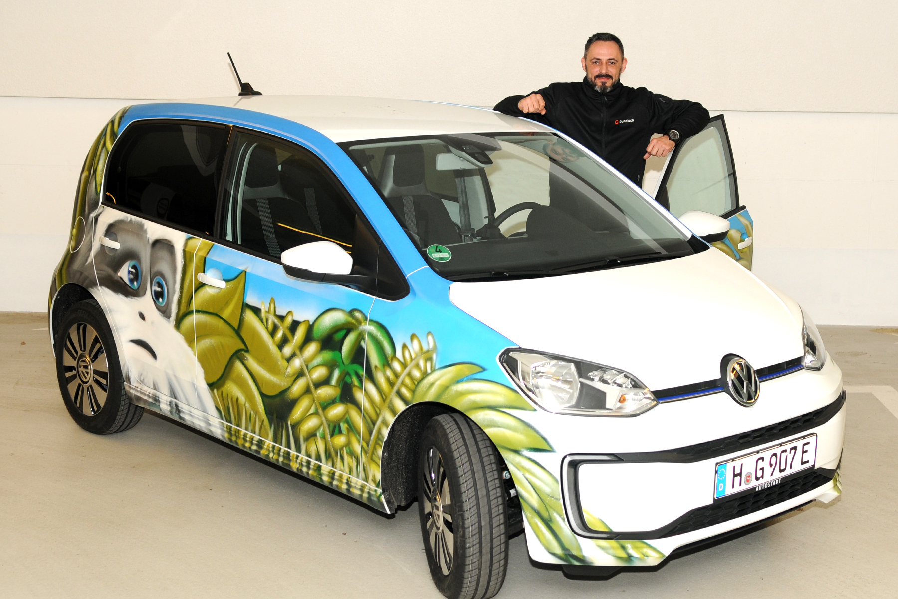 Street Art Autos in Hannover_Gundlach Nachhaltigkeitsbericht