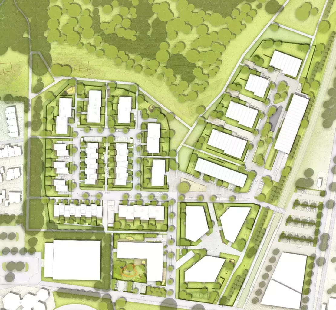 Lageplan des Wohnquartiers Herzkamp in Hannover-Bothfeld