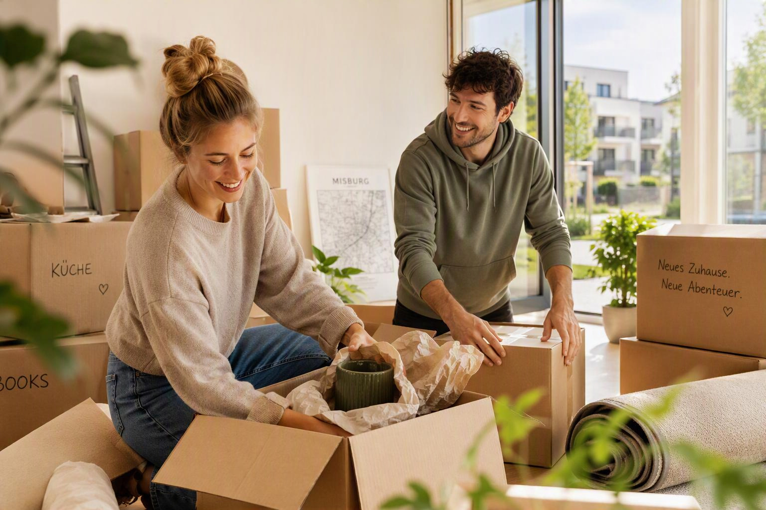 Neues Zuhause_Neues Abenteuer. 500 € Umzugsvorteil im Neuen Dichterviertel