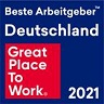 Beste Arbeitgeber Deutschland - Great Place to work 2021
