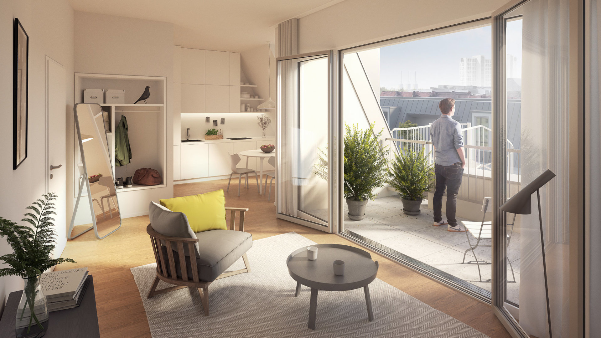 Nikolaistraße_Entwurf_Zimmer_Dachgeschoss