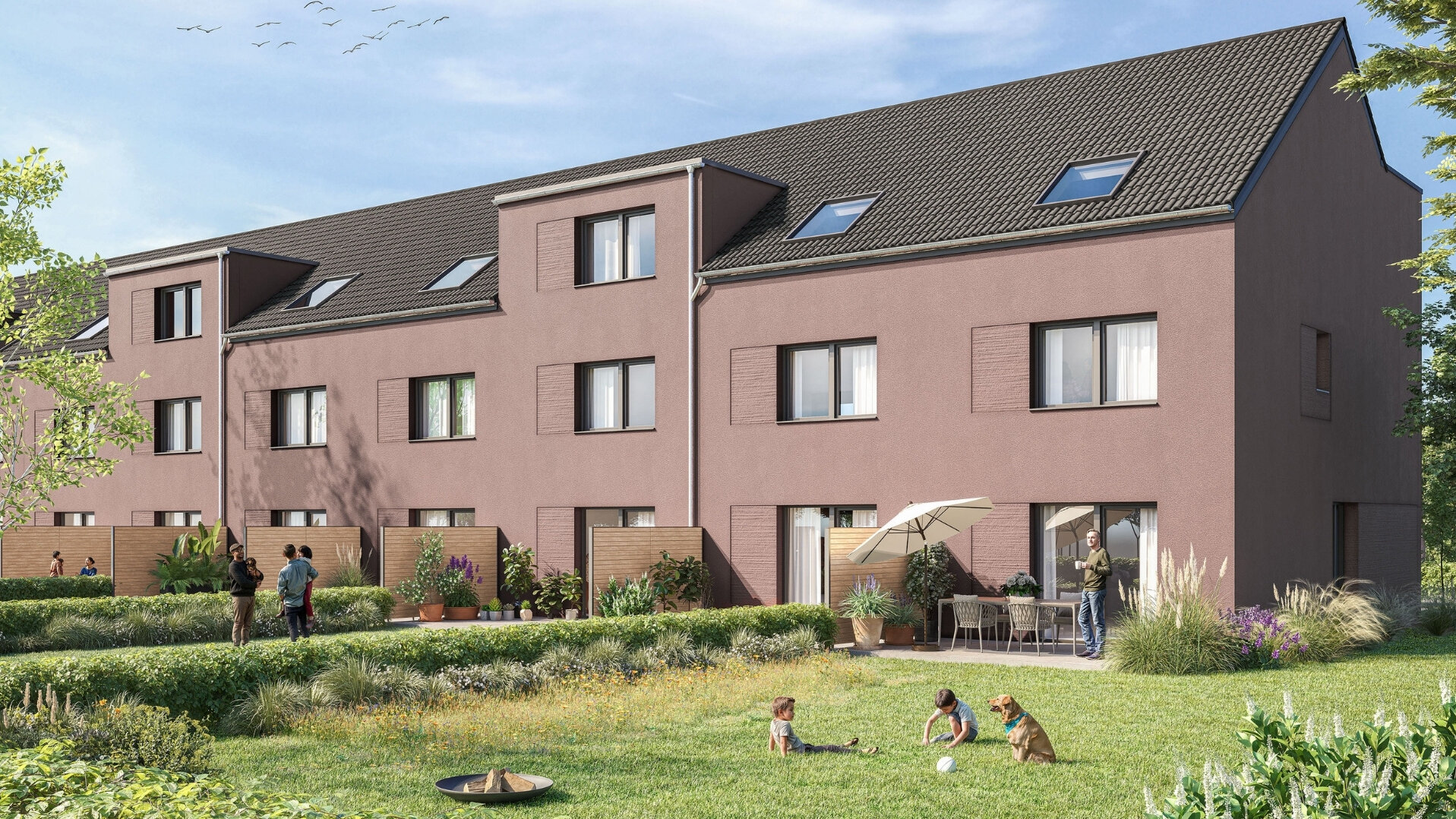 Reihenhaus kaufen in Hannover_Konrad-Lorenz-Platz_Reihenhäuser in Groß-Buchholz kaufen