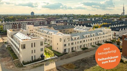 Luftbild_Reihenhaus kaufen in Hannover-Misburg_Neubauimmobilie vom Gundlach Bauträger