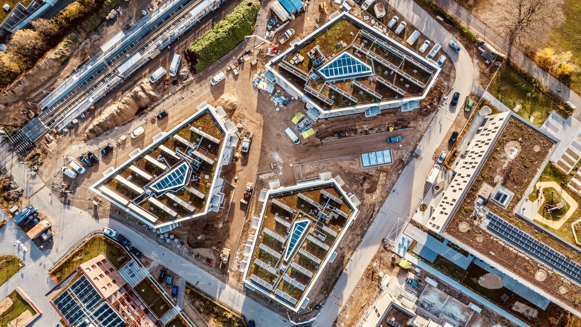 Herzkamp_Luftbild Mietwohnungen Baufeld J_Gundlach Wohnungsunternehmen