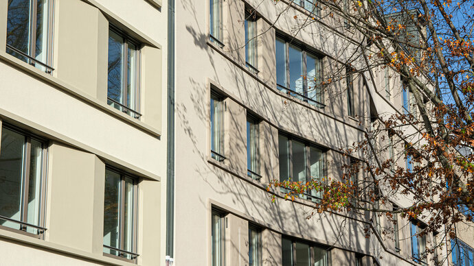 Außenansicht_Eigentumswohnungen als Kapitalanlageobjekt im mitteNgrün | Hannover-Mitte
