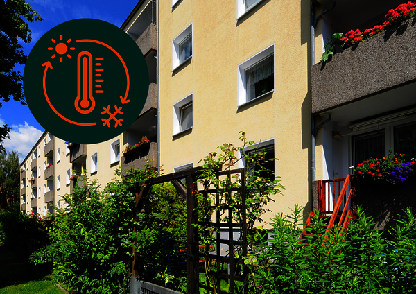 Unter anderem in der Rudolfstraße in Hannover-Wettbergen kommen die smarten Thermostate zum Einsatz.
