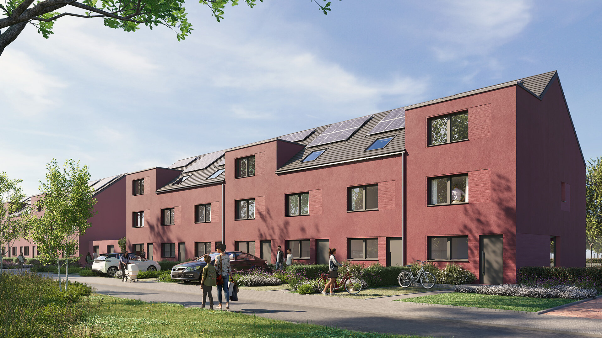 Projekt in Vorbereitung_Konrad-Lorenz-Platz_Reihenhäuser in Groß-Buchholz kaufen