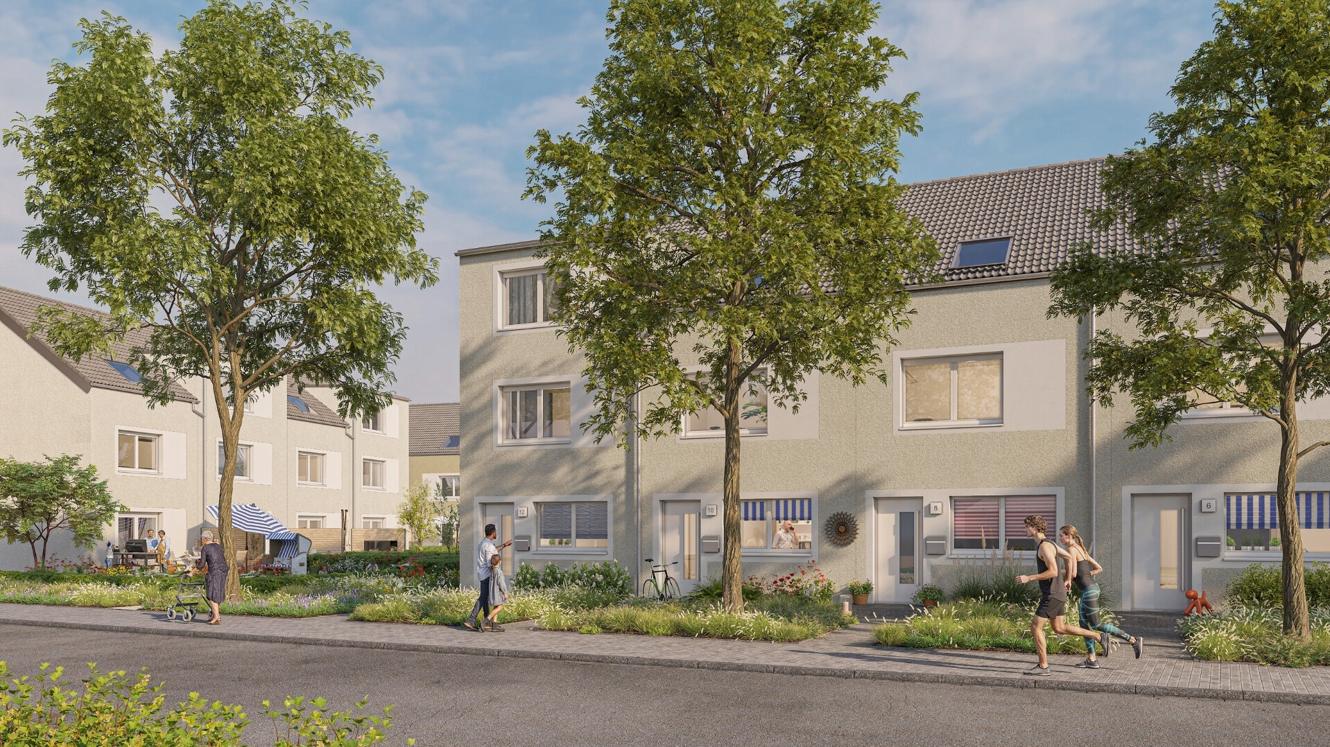 Zeile B_Neubau-Reihenhäuser als Kapitalanlage in Velber bei Hannover | VelbERLEBEN