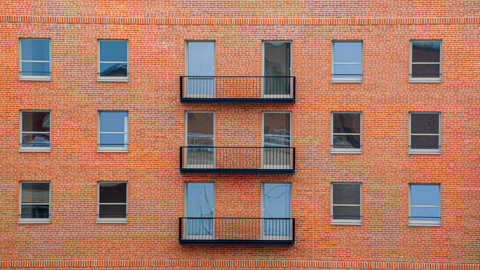 Außenansicht_Wohnung mit B-Schein mieten in Hannover-Kronsrode In den Belsen 32 vom Gundlach Wohnungsunternehmen_Fassade