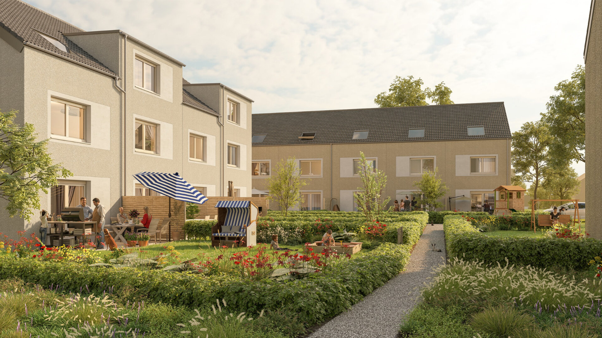 Neubau-Reihenhäuser als Kapitalanlage in Velber bei Hannover | VelbERLEBEN