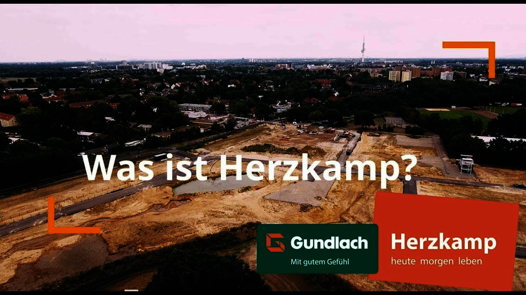Gundlach Geschäftsführung stellt das Neubauprojekt Herzkamp vor