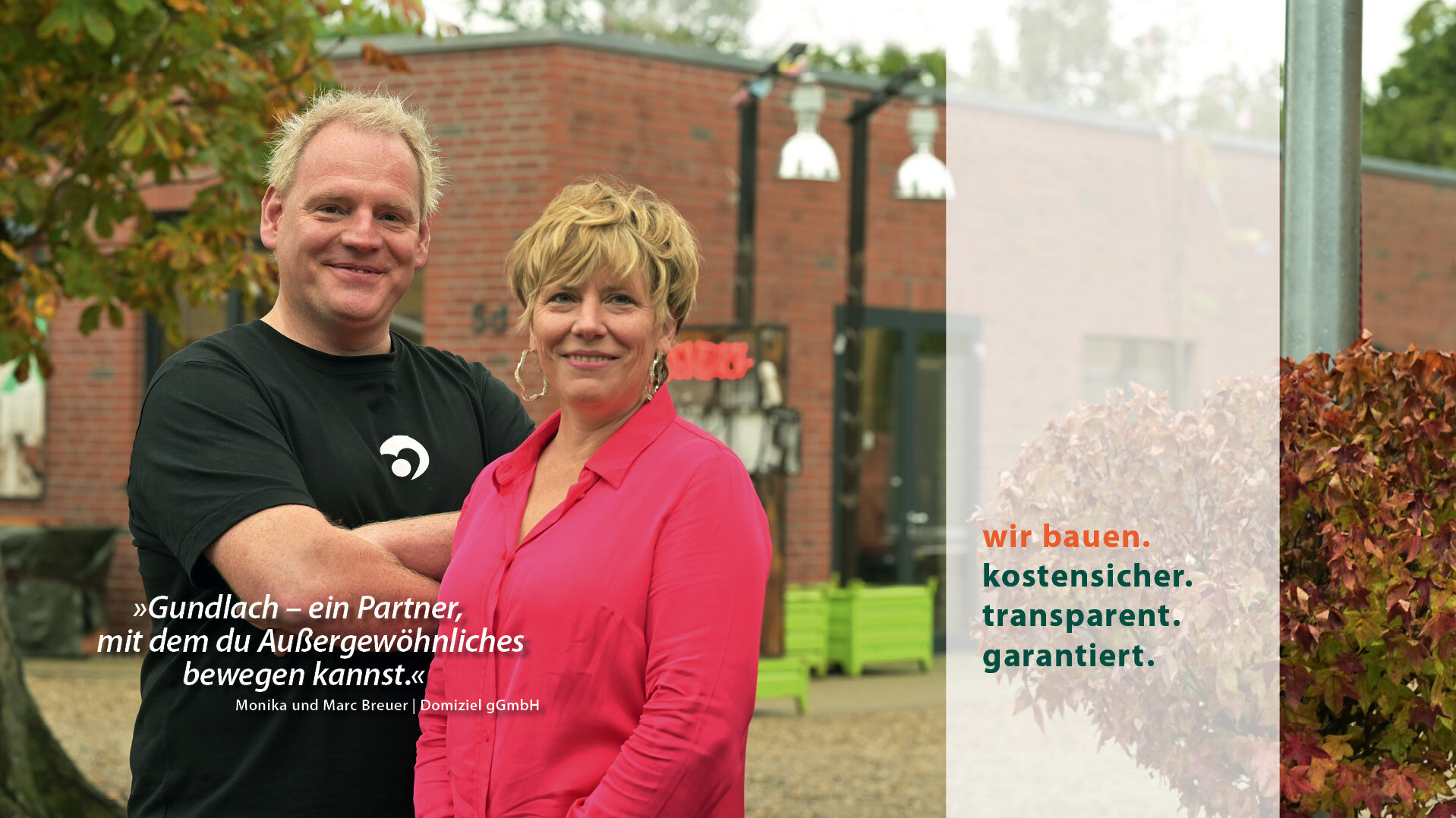 Gundlach Bauunternehmen Kund:innen aus Hannover über ihre Erfahrungen mit dem Gewerbebau: "Ein Partner mit dem du Außergewöhnliches erreichen kannst."