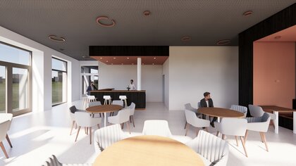 Visualisierung Freizeitbereich Schornsteinfegerschule Hannover