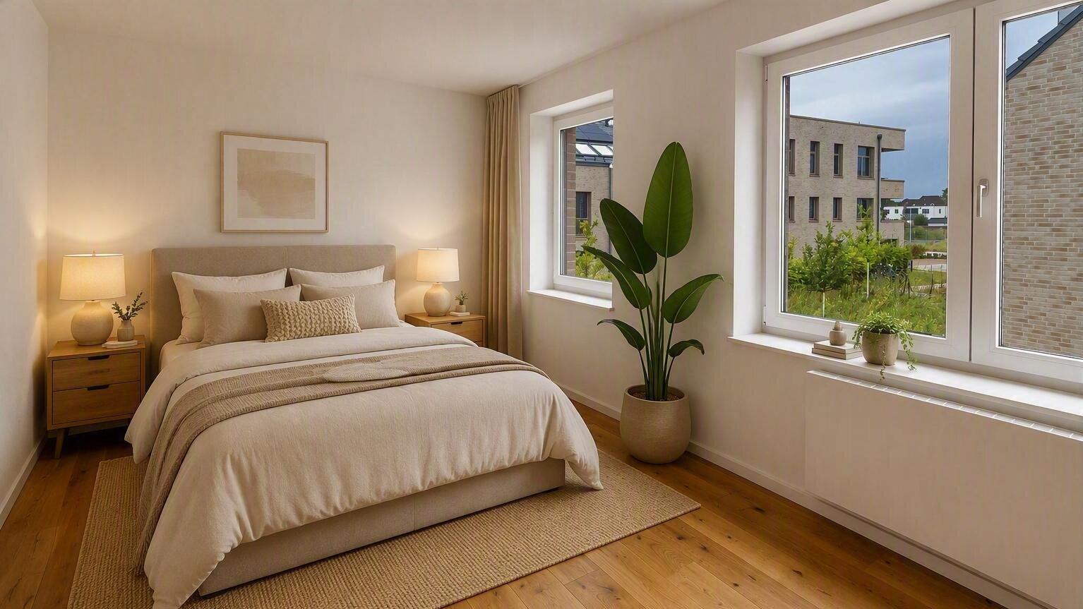 KI Homestaging_Bezugsfertige Reihenhäuser zum Kauf in Hannover-Misburg vom Gundlach Bauträger_Haus kaufen in Hannover_Neubauimmobilie zur Kapitalanlage in Hannover