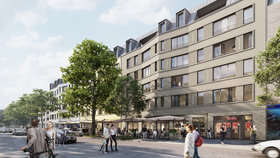 Mittengrün im Nikolaiviertel_Nikolaistraße gesamt Aussenansicht_Gundlach