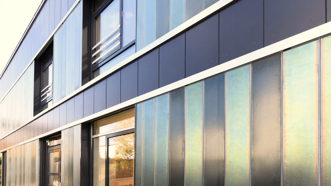 Gundlach Recyclinghaus Seitenansicht