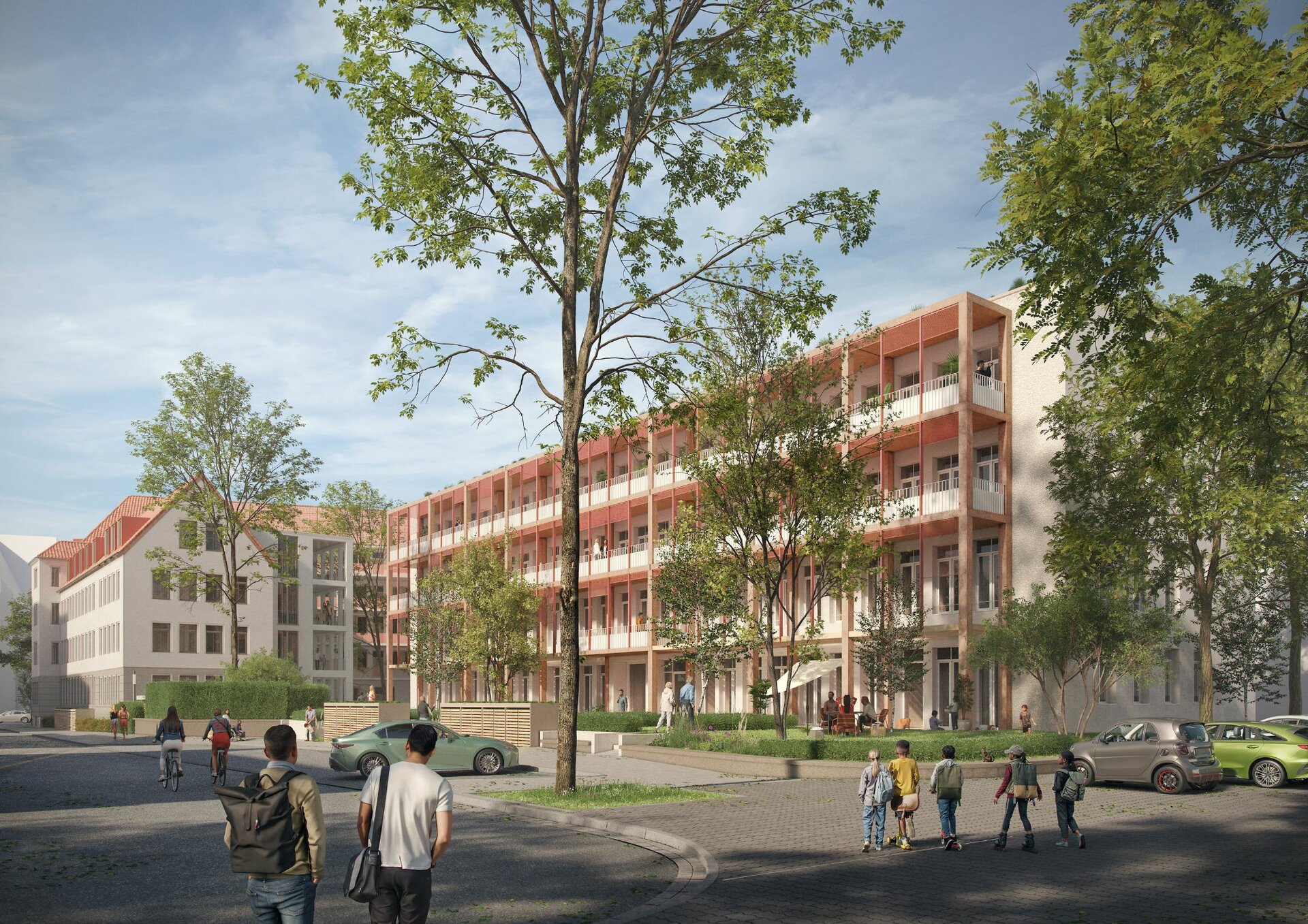 Eine Projektvisualisierung zeigt den Blick vom Papenstieg.