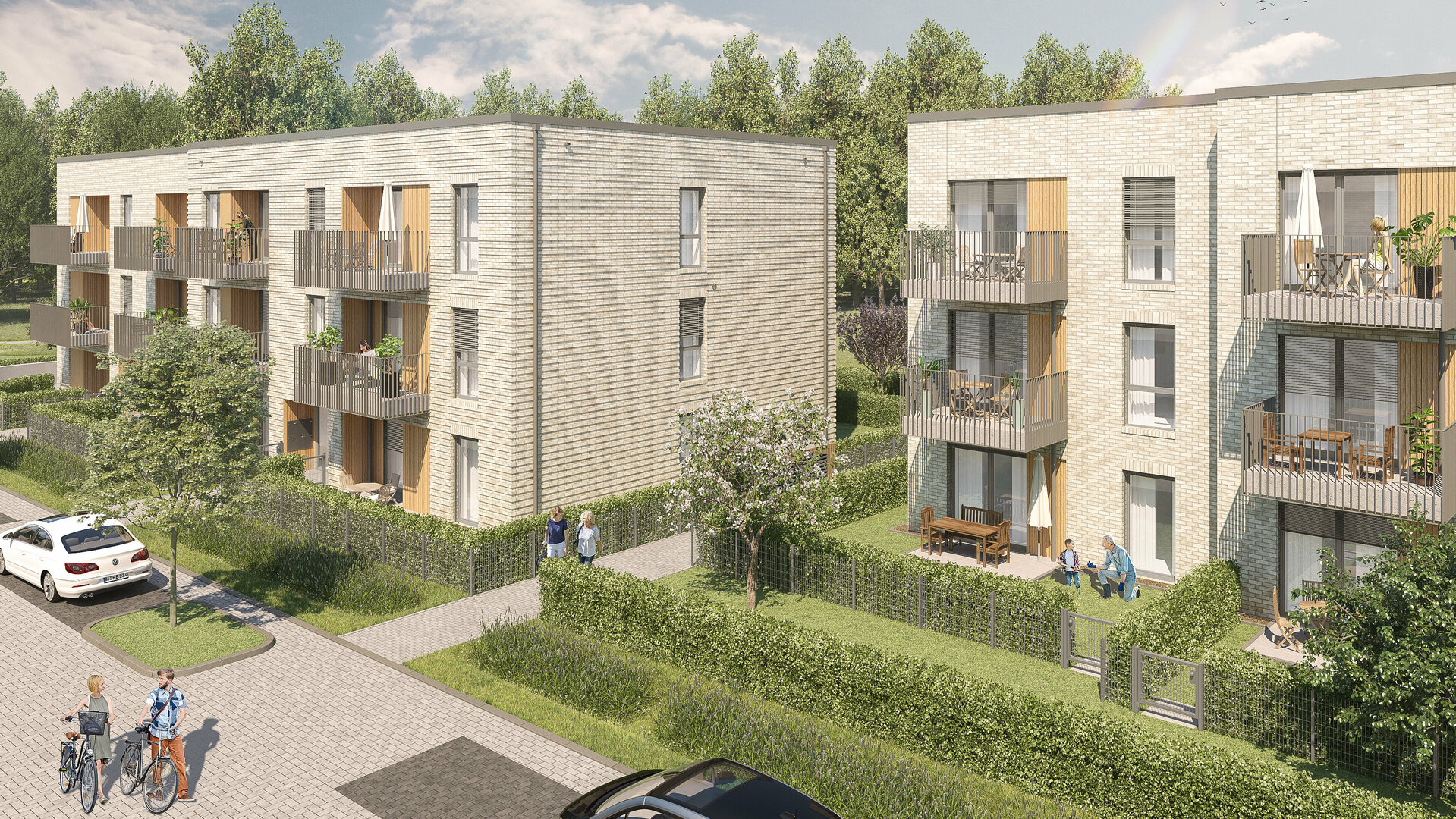 Visualisierung Baufeld F_Homebase2com_Eigentumswohnung in Hannover-Bothfeld_Gundlach Bauträger