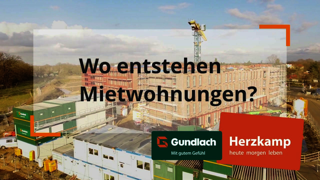 Drohnenaufnahme zu unserem Wohnquartier Herzkamp