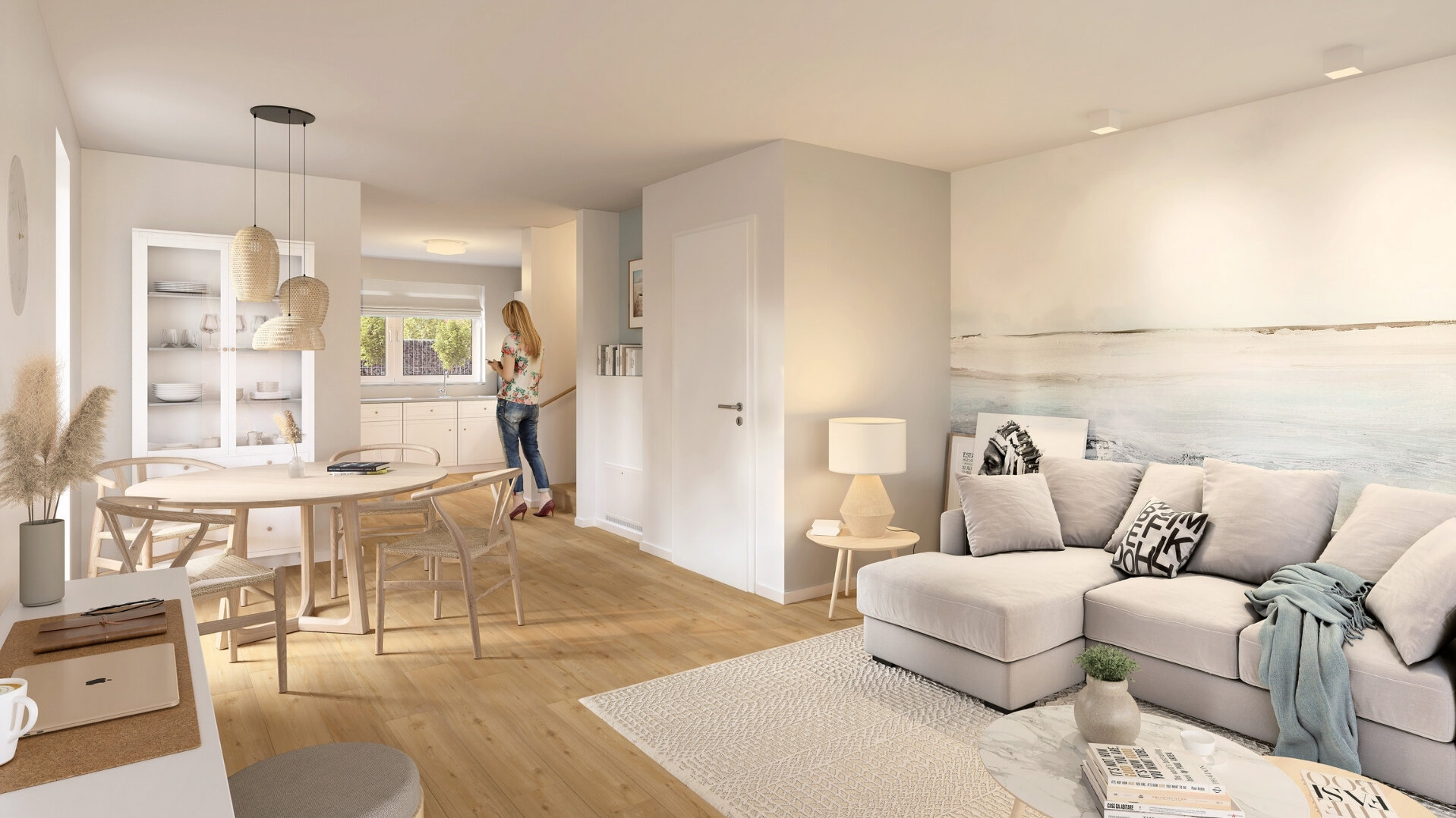 Erdgeschoss_Neubau-Reihenhäuser als Kapitalanlage in Velber bei Hannover | VelbERLEBEN