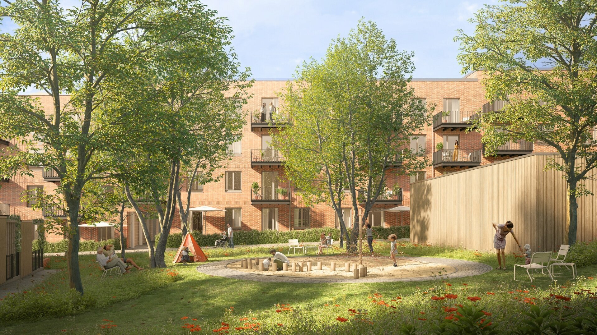 BRICKLYN_Eigentumswohnungen zum Kauf in Hannover Bemerode_Außenvisualisierung_Gundlach Bauträger
