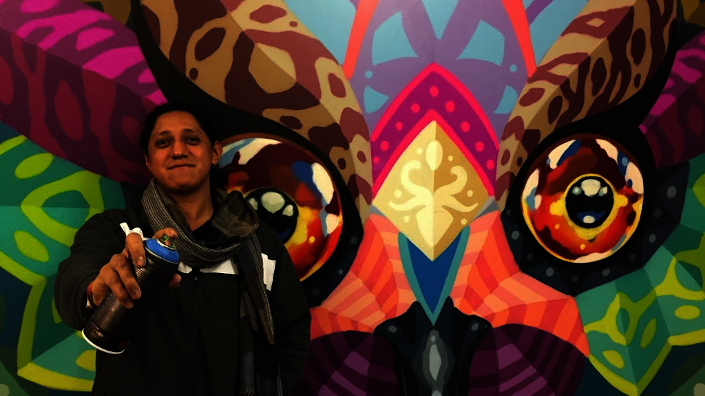 #Graffiti Guardian of the Night by Farid Rueda | Kunterbuntes Hannover ♡ | Gundlach
