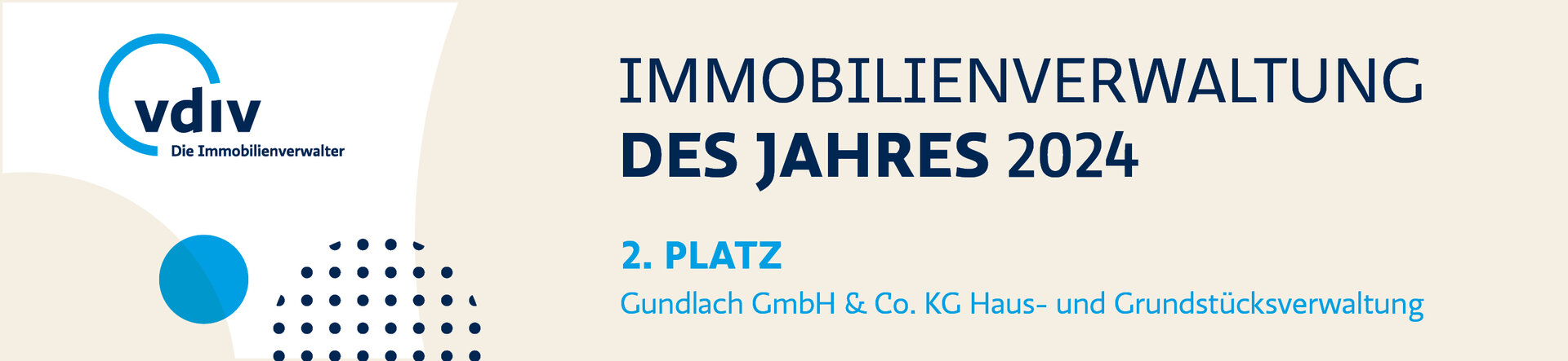 Gundlach Bau_Immobilienverwaltung des Jahres 2024_Innovation_Auszeichnung
