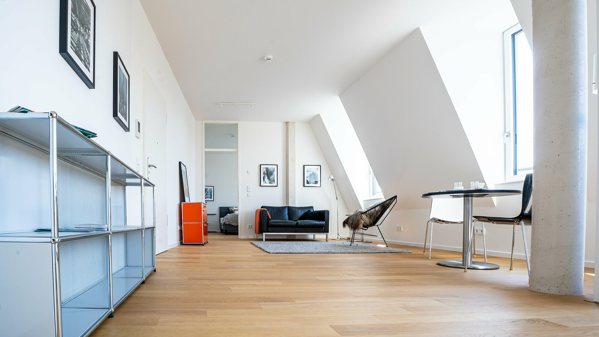 Musterwohnung Striehlstraße Wohnzimmer