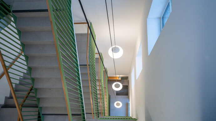 Treppenhaus_Wohnung mit B-Schein mieten in Hannover-Kronsrode In den Belsen 32 vom Gundlach Wohnungsunternehmen
