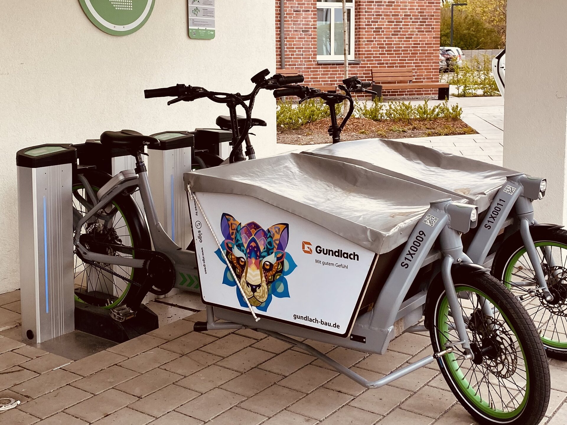 E-Ladesäule Lastenräder_Gundlach Nachhaltigkeitsbericht