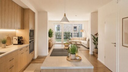 KI Homestaging_Bezugsfertige Reihenhäuser zum Kauf in Hannover-Misburg vom Gundlach Bauträger_Haus kaufen in Hannover