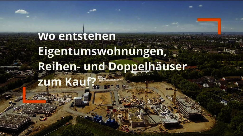 Video zu den geplanten Eigentumswohnungen, Reihenhäusern und Doppelhäusern