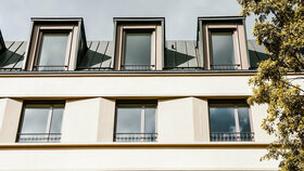 Aussenfassade_Ansicht 1_Wohnung kaufen in Hannover-Mitte_mittengrün_Gundlach 