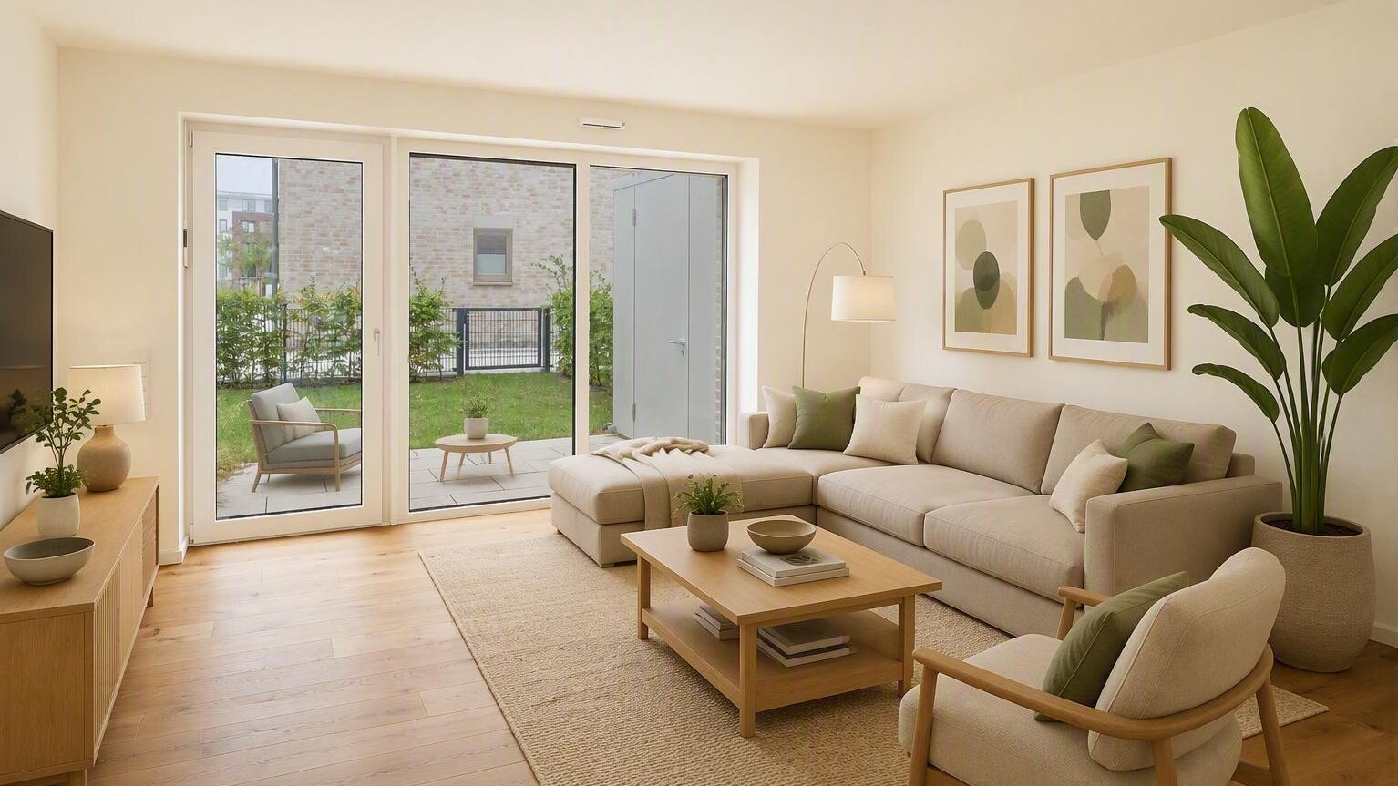 KI Homestaging_Bezugsfertige Reihenhäuser zum Kauf in Hannover-Misburg vom Gundlach Bauträger_Haus kaufen in Hannover