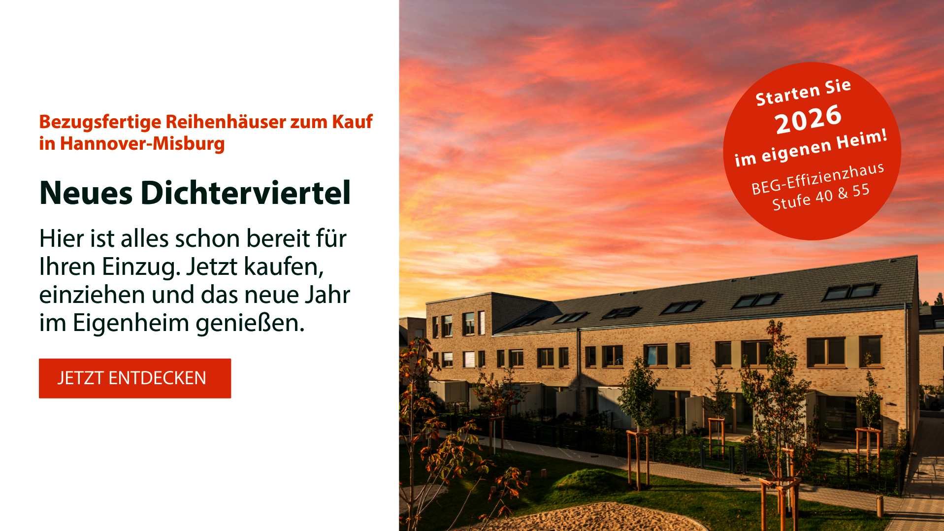 Bezugsfertige Reihenhäuser zum Kauf in Hannover-Misburg vom Gundlach Bauträger_Haus kaufen in Hannover_Neubauimmobilie zur Kapitalanlage in Hannover