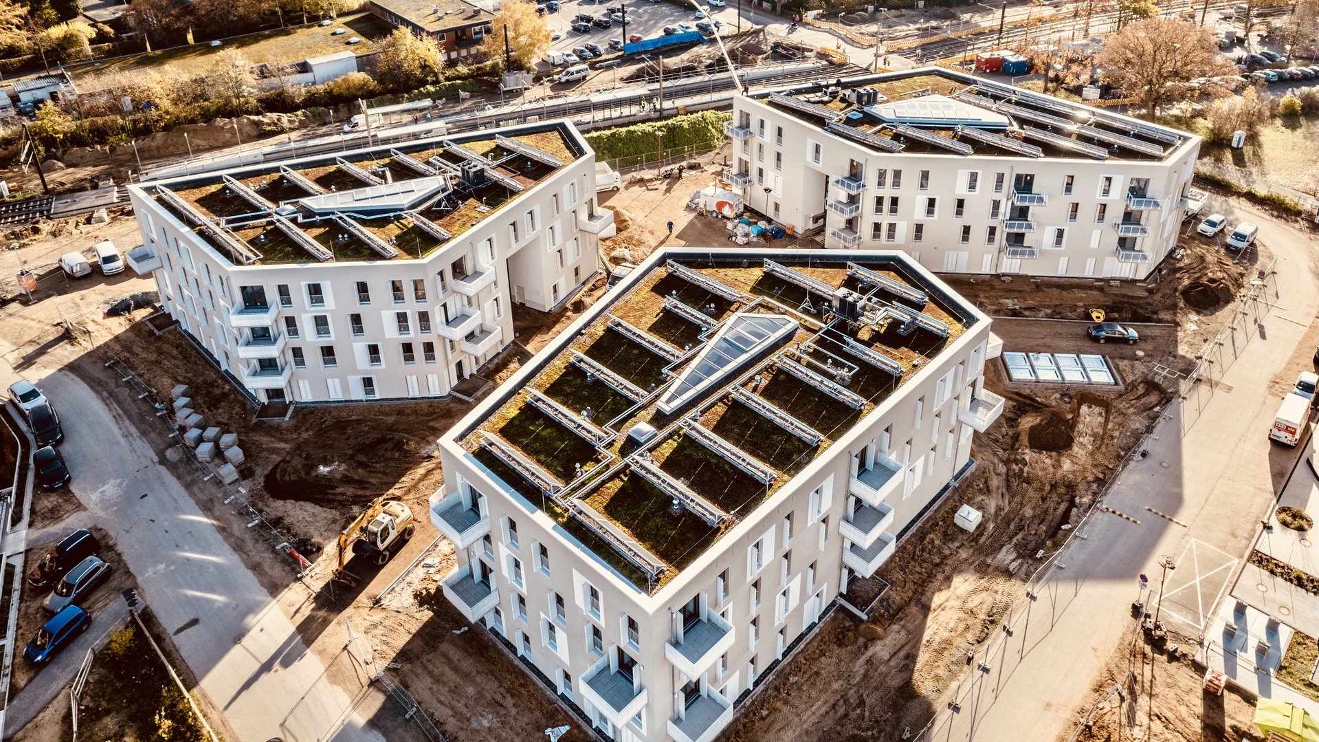 Herzkamp_Luftbild Mietwohnungen Baufeld J_Gundlach Wohnungsunternehmen