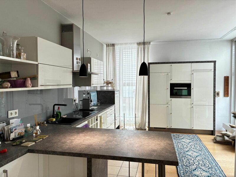Einbauküche des Mieters