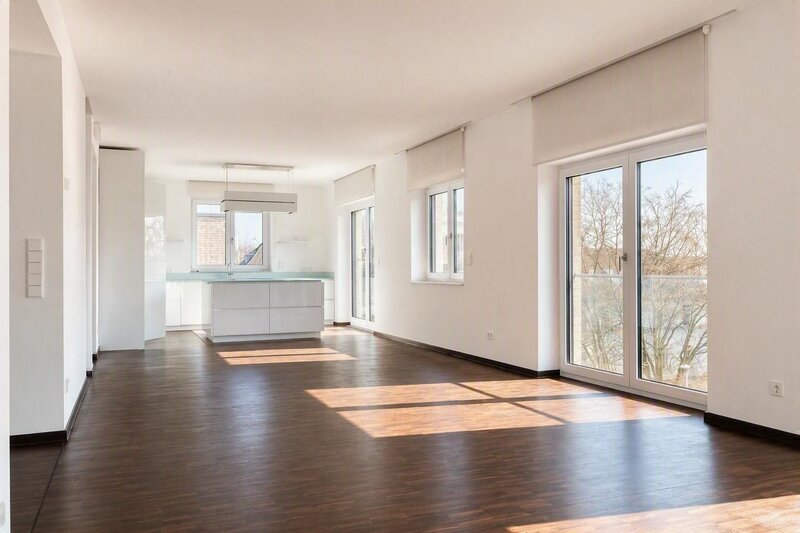 Wohnzimmer - Blick zur Küche