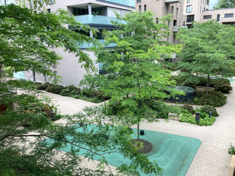 moderne Gartenanlage 
