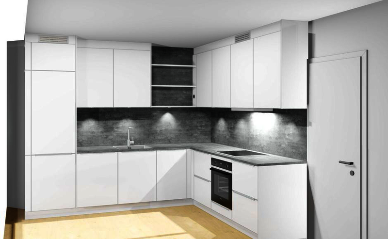 Visualisierung Küche 