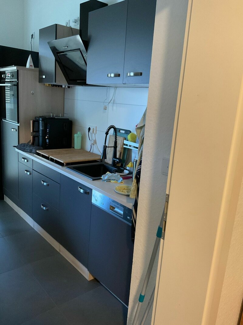 Einbauküche der Vormieter 