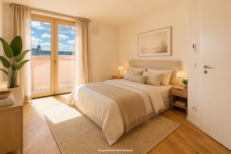 KI-BILD Schlafzimmer