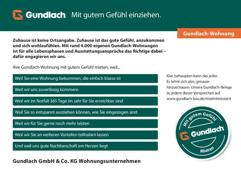 Gundlach-Wohnung mieten