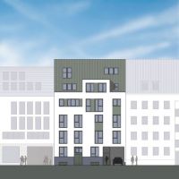 Visualisierung: Ansicht von der Gretchenstraße