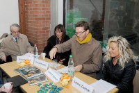 v.l.n.r.: Klaus Mlynek, Prof. Ursula Hansen, Lorenz Hansen und Sabine Zielinski